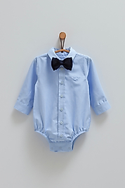 Erkek Bebek Gömlek Body