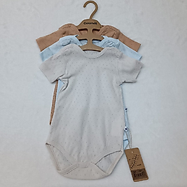 ERKEK BEBEK GRİ 3'LÜ BASIC BODY