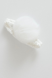 BANDANA TÜLLÜ BEYAZ