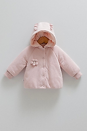 KIZ KIŞLIK MONT PEMBE