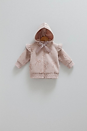 KIZ MEVSİMLİK HIRKA VİZON