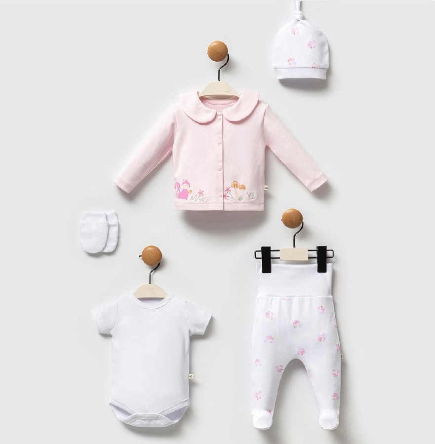 KIZ FRİENDS 5Lİ SET PEMBE