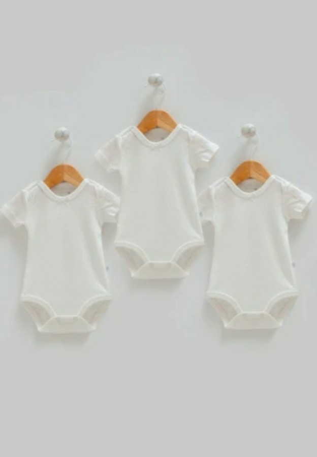 KIZ EKRU 3'LÜ BASIC BODY